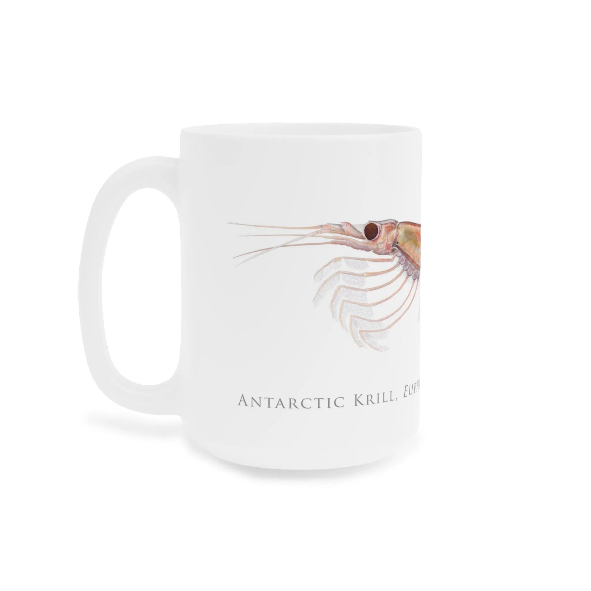 Antarctic Krill - Mug-Stick Figure Fish Illustration