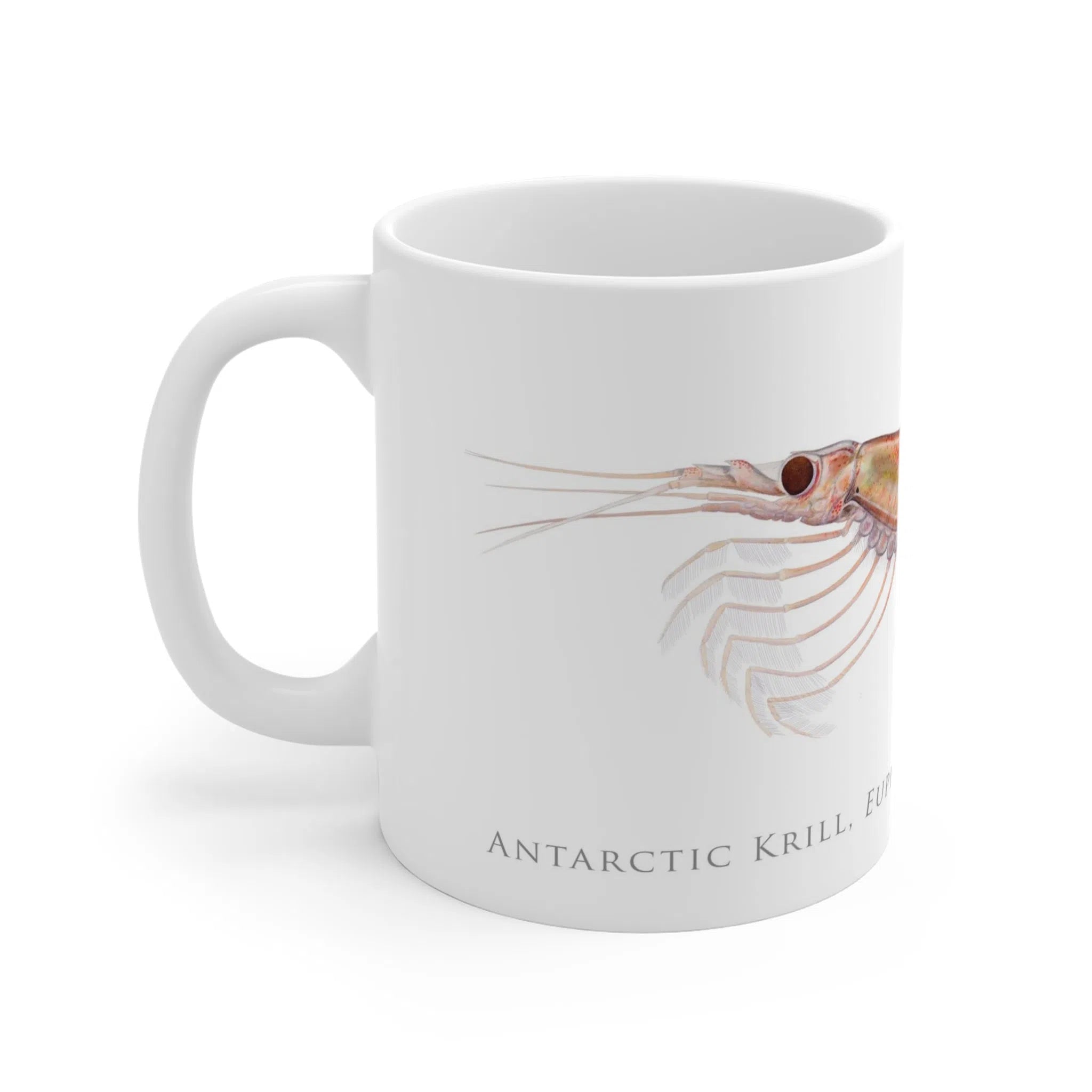 Antarctic Krill - Mug-Stick Figure Fish Illustration