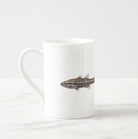 Balston's Pygmy Perch - Fine Bone China Mug-Stick Figure Fish Illustration