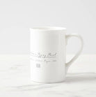 Balston's Pygmy Perch - Fine Bone China Mug-Stick Figure Fish Illustration