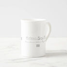 Balston's Pygmy Perch - Fine Bone China Mug-Stick Figure Fish Illustration