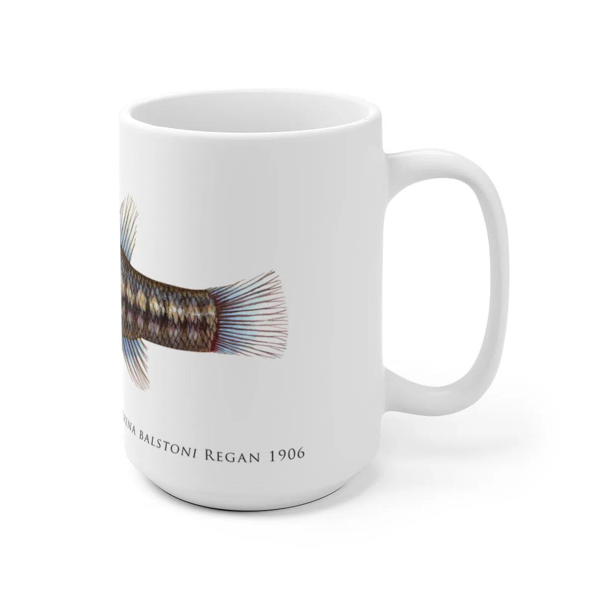 Balston's Pygmy Perch Mug-Stick Figure Fish Illustration