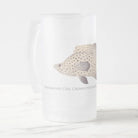 Barramundi Cod - Frosted Glass Stein-Stick Figure Fish Illustration