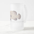 Barramundi Cod - Frosted Glass Stein-Stick Figure Fish Illustration