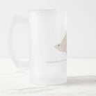 Barramundi Cod - Frosted Glass Stein-Stick Figure Fish Illustration