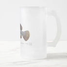 Barramundi - Frosted Glass Stein-Stick Figure Fish Illustration