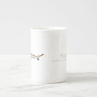 Blacktip Reef Shark - Fine Bone China Mug-Stick Figure Fish Illustration