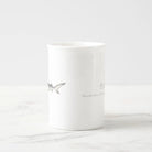 Bull Shark - Fine Bone China Mug-Stick Figure Fish Illustration