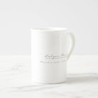 Ambiguus Mussel - Fine Bone China Mug-Stick Figure Fish Illustration