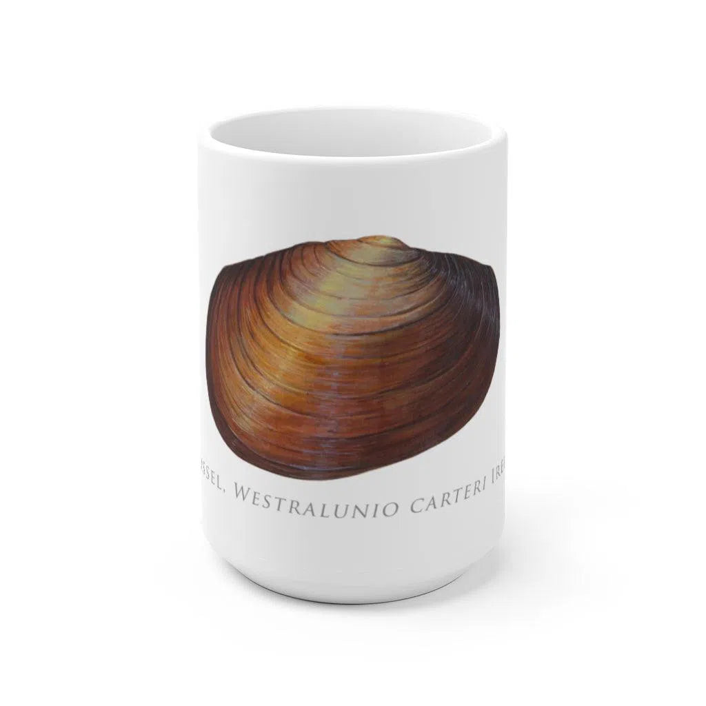 Ambiguus Mussel Mug-Stick Figure Fish Illustration