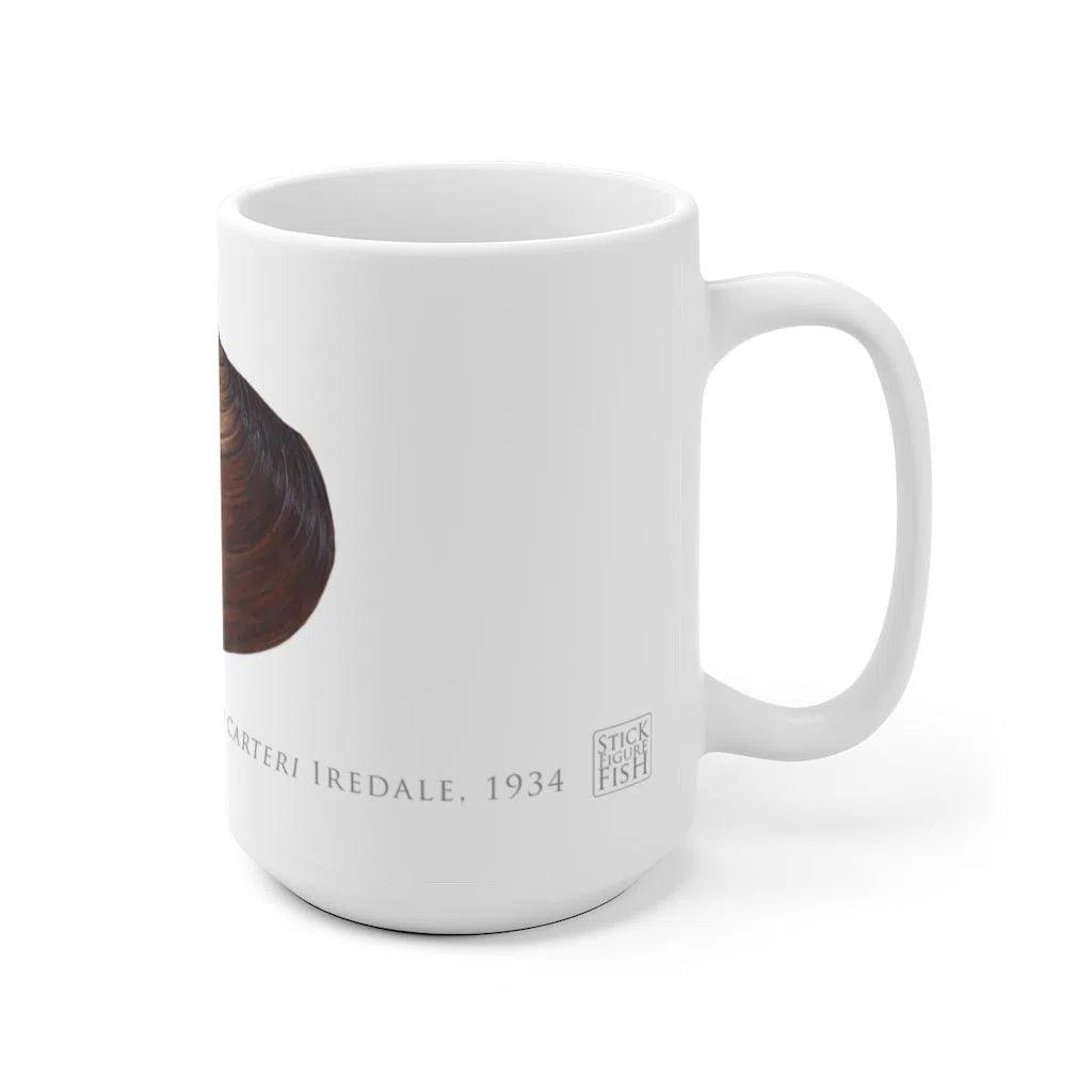 Ambiguus Mussel Mug-Stick Figure Fish Illustration