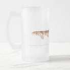 Cenderwasih Epaulette Shark - Frosted Glass Stein-Stick Figure Fish Illustration