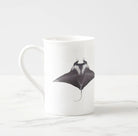 Choose Your Species - Shark or Ray - Fine Bone China Mug-Stick Figure Fish Illustration