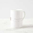 Common Coral Trout - Fine Bone China Mug-Stick Figure Fish Illustration