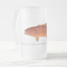 Common Coral Trout - Frosted Glass Stein-Stick Figure Fish Illustration