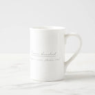 Common Sawshark - Fine Bone China Mug-Stick Figure Fish Illustration