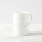 Common Sawshark - Fine Bone China Mug-Stick Figure Fish Illustration