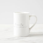 Cownose Ray - Fine Bone China Mug-Stick Figure Fish Illustration