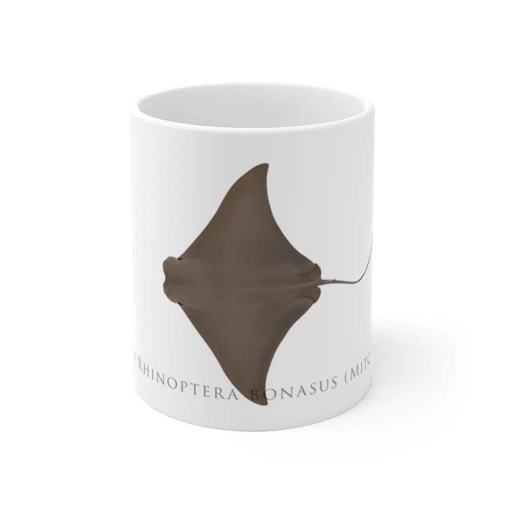 Cownose Ray mug-Stick Figure Fish Illustration