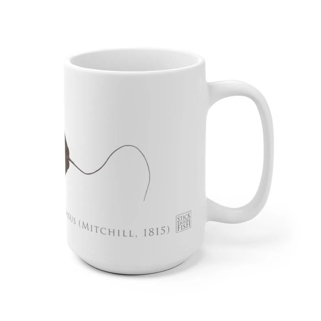 Cownose Ray mug-Stick Figure Fish Illustration