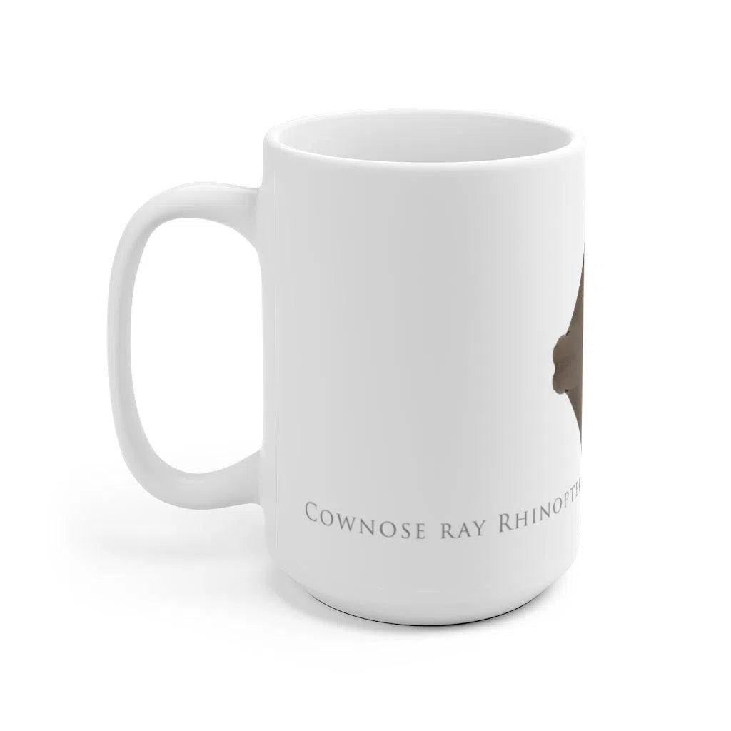 Cownose Ray mug-Stick Figure Fish Illustration