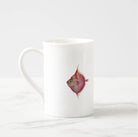 Deepbody Boarfish - Fine Bone China Mug-Stick Figure Fish Illustration