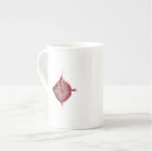 Deepbody Boarfish - Fine Bone China Mug-Stick Figure Fish Illustration