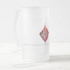 Deepbody Boarfish - Frosted Glass Stein-Stick Figure Fish Illustration