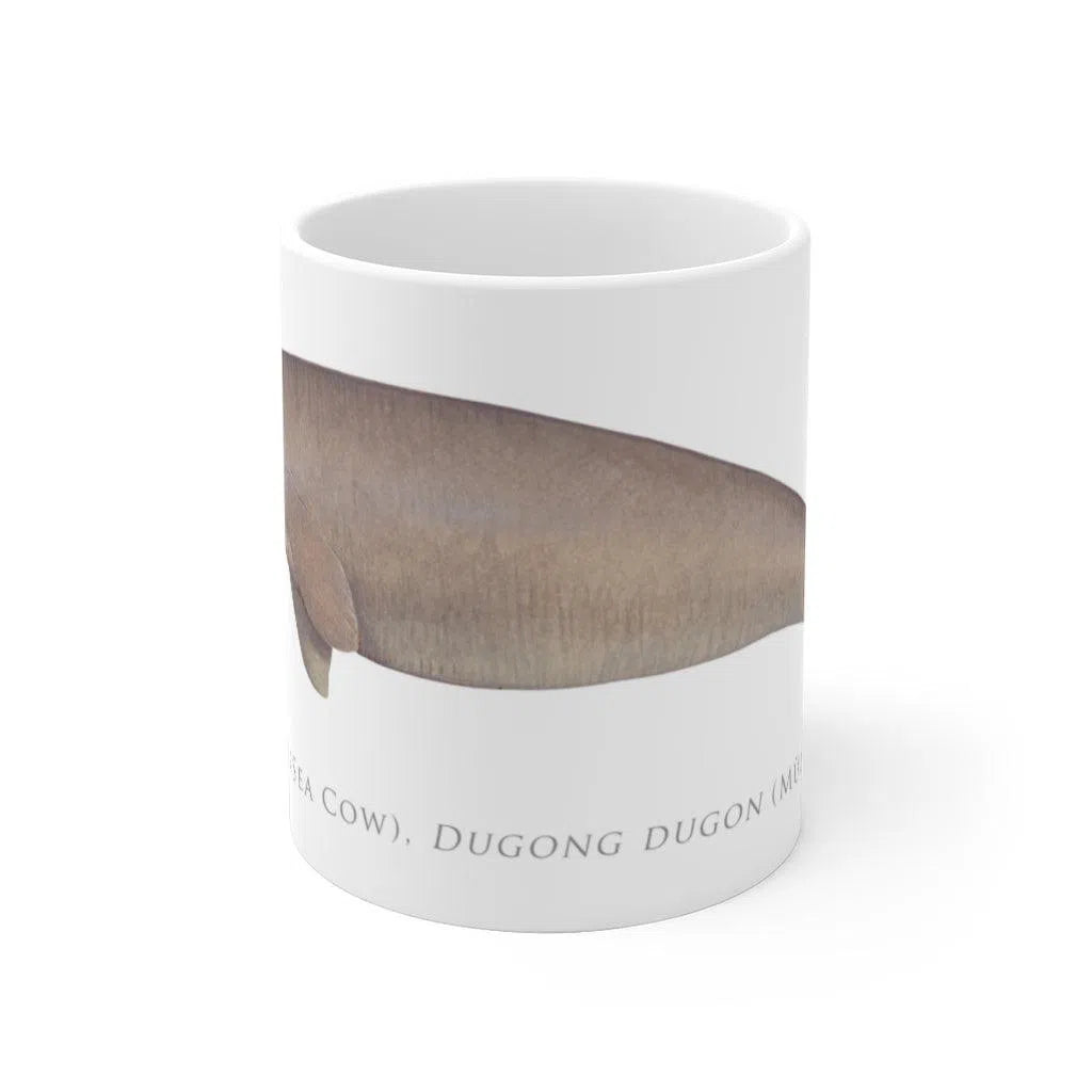 Dugong (Sea Cow) Mug-Stick Figure Fish Illustration