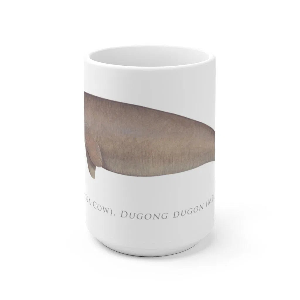 Dugong (Sea Cow) Mug-Stick Figure Fish Illustration