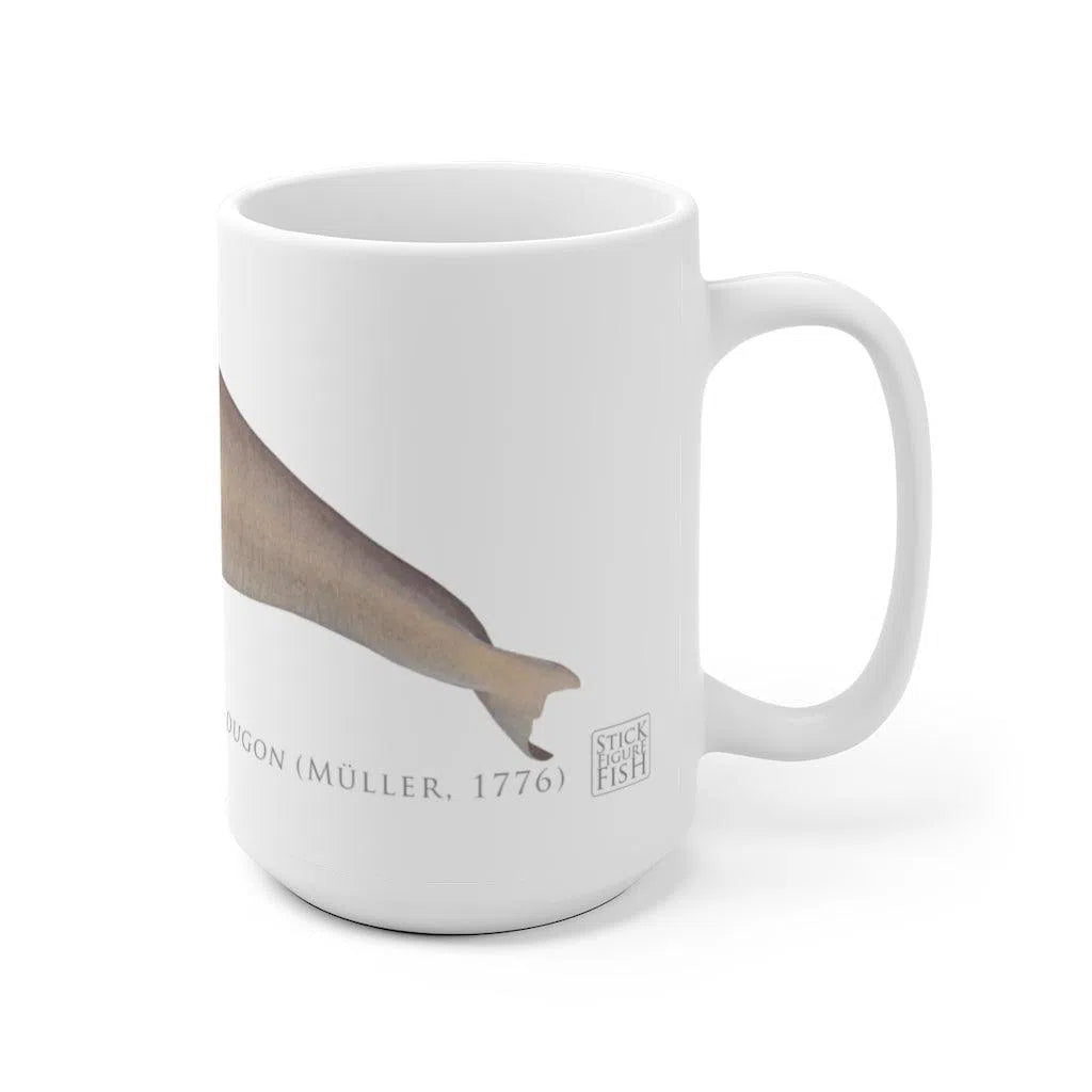 Dugong (Sea Cow) Mug-Stick Figure Fish Illustration