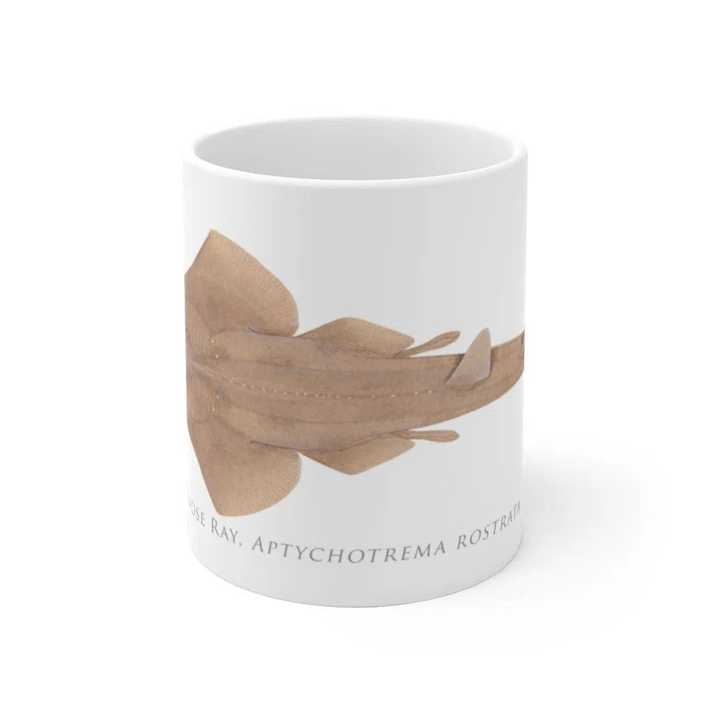 Eastern Shovelnose Ray Mug-Stick Figure Fish Illustration