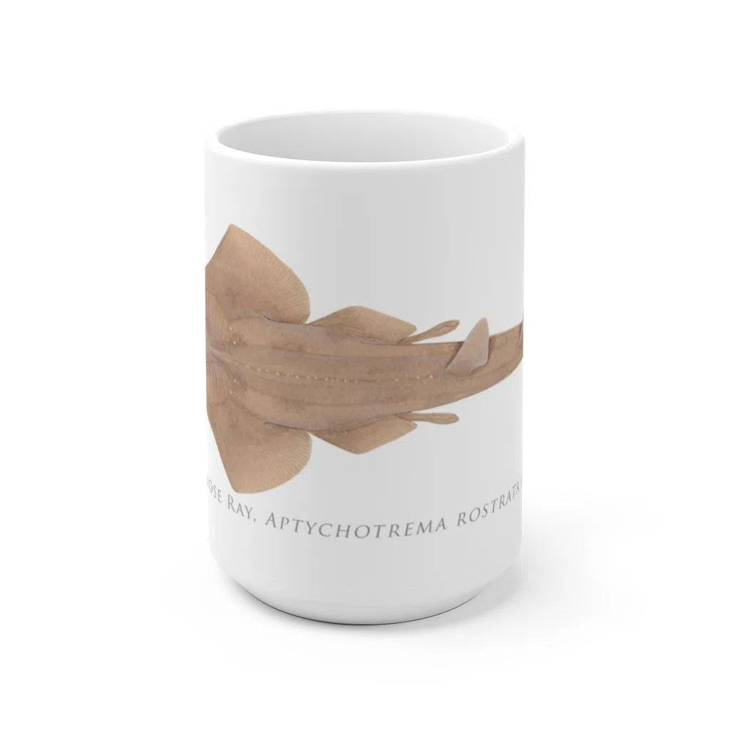 Eastern Shovelnose Ray Mug-Stick Figure Fish Illustration