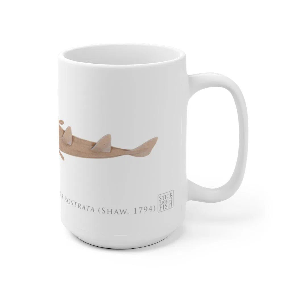 Eastern Shovelnose Ray Mug-Stick Figure Fish Illustration