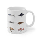 Everything Mug-Stick Figure Fish Illustration