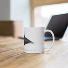 Giant Manta Ray Mug-Stick Figure Fish Illustration