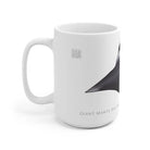 Giant Manta Ray Mug-Stick Figure Fish Illustration