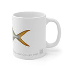 Giant Oystercracker (Permit) Mug-Stick Figure Fish Illustration