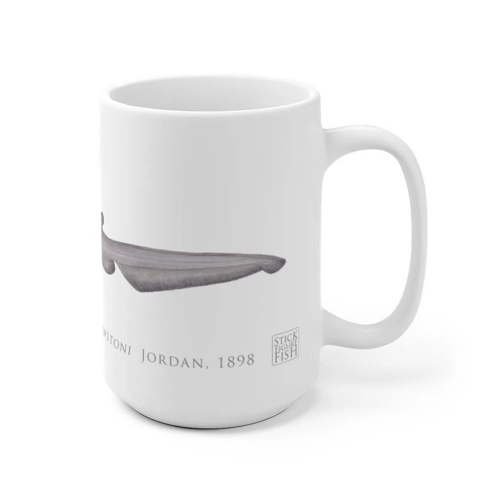 Goblin Shark Mug-Stick Figure Fish Illustration