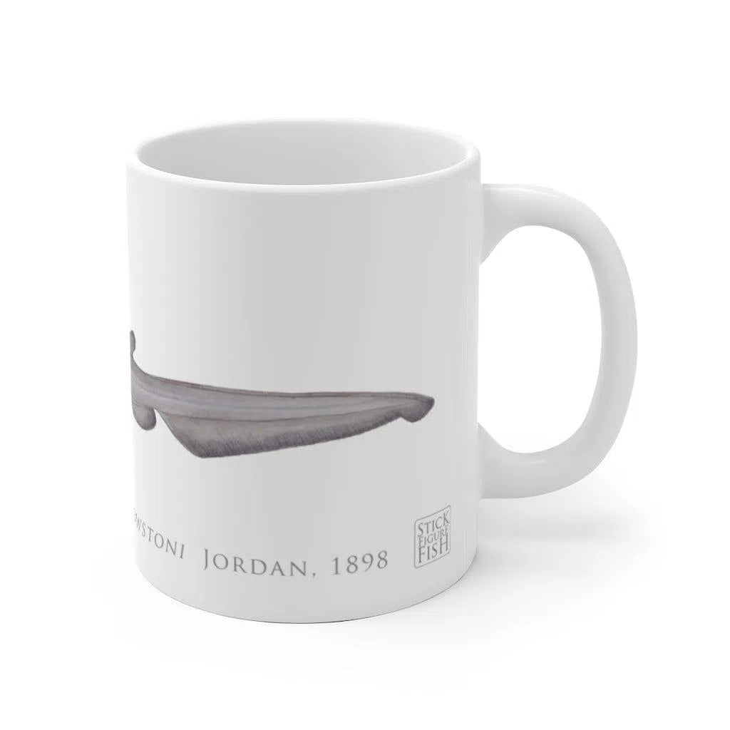 Goblin Shark Mug-Stick Figure Fish Illustration