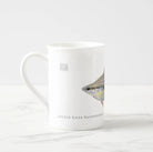 Goyder River Rainbowfish - Fine Bone China Mug-Stick Figure Fish Illustration