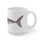 Great White Shark Mug-Stick Figure Fish Illustration