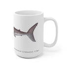 Great White Shark Mug-Stick Figure Fish Illustration