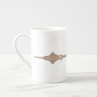 Largetooth Sawfish - Fine Bone China Mug-Stick Figure Fish Illustration