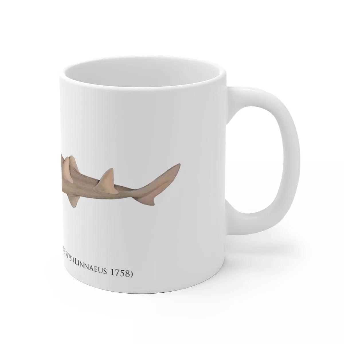 Largetooth Sawfish Mug-Stick Figure Fish Illustration