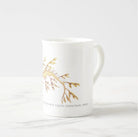 Leafy Seadragon - Fine Bone China Mug-Stick Figure Fish Illustration