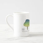 Mahi Mahi - Fine Bone China Mug-Stick Figure Fish Illustration