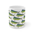 Mahi Mahi - Tessellation Series - Mug-Stick Figure Fish Illustration