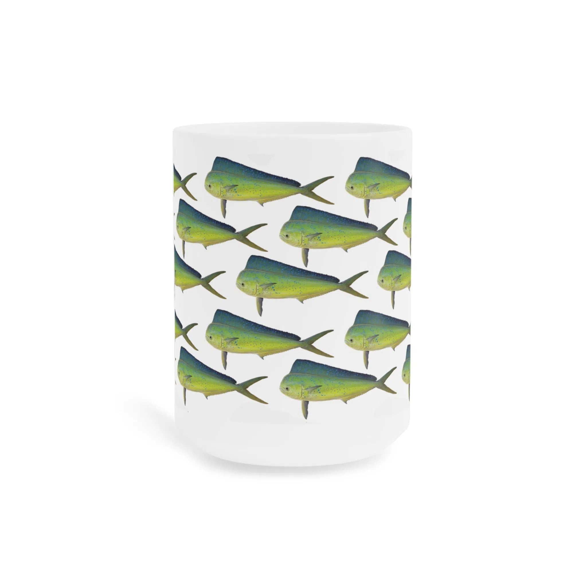 Mahi Mahi - Tessellation Series - Mug-Stick Figure Fish Illustration