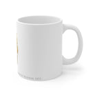 White's Seahorse Mug-Stick Figure Fish Illustration